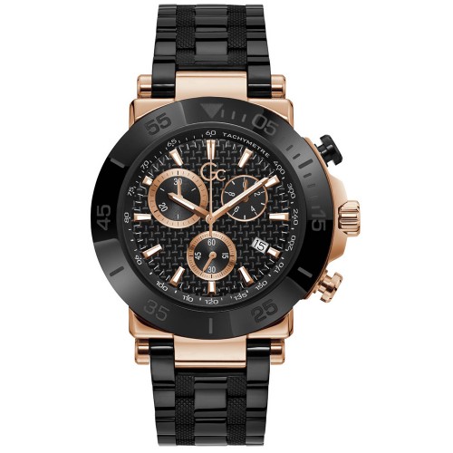 GUESS Collection One Black Stainless Steel Chronograph Y70002G2MF